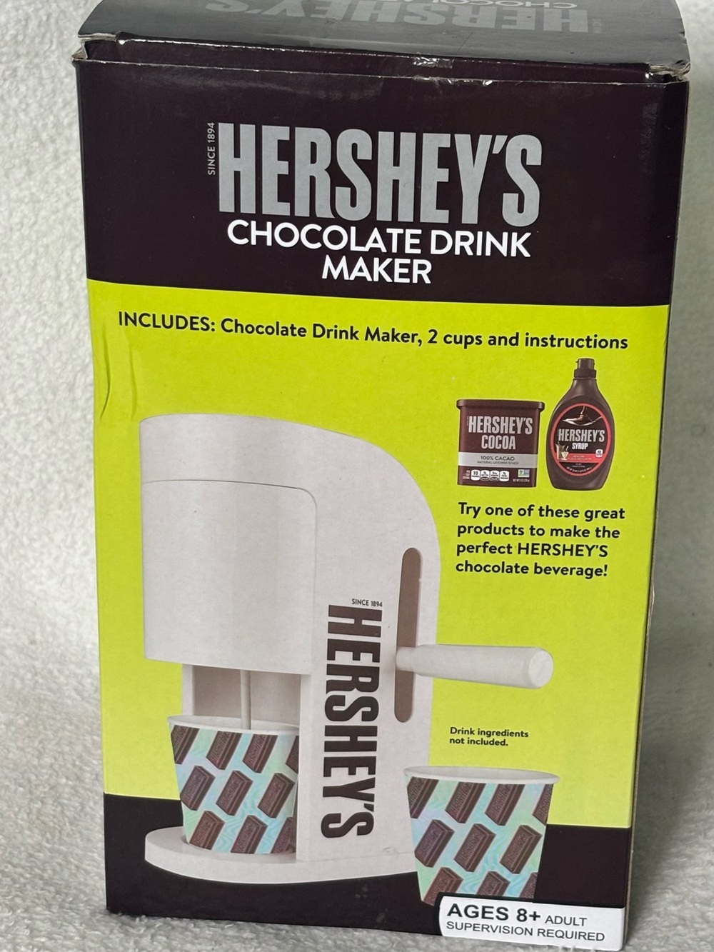 HERSHEY'S White Chocolate Drink Maker – Single-Serve Beverage Machine